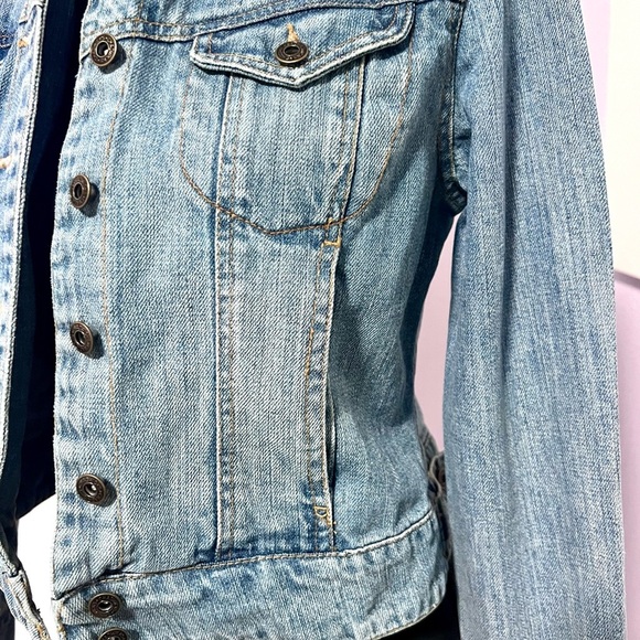 Chadwicks Blue Jean Jacket Classic Denim Style 4P - Picture 4 of 7